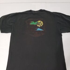 Jerzees vtg Bellows Hawaii crewneck short sleeve T-Shirt Men's large faded black